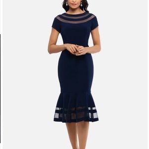 NEW Xscape Dress Navy Blue